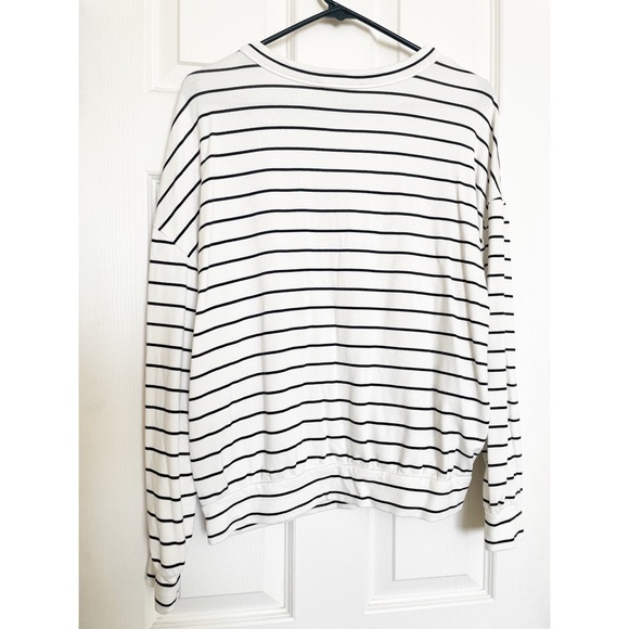 Express One Eleven striped tie sweater top - Picture 5 of 5